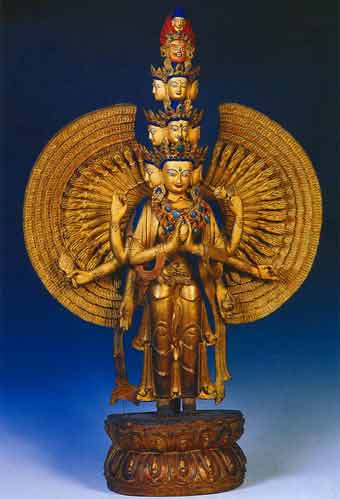 
Potala Palace statue of Avalokiteshvara with 11 Heads 1000 Arms - Splendor of Tibet: The Potala Palace book
